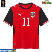 Österreich Michael Gregoritsch #11 Heimtrikot EM 2024 Kurzarm